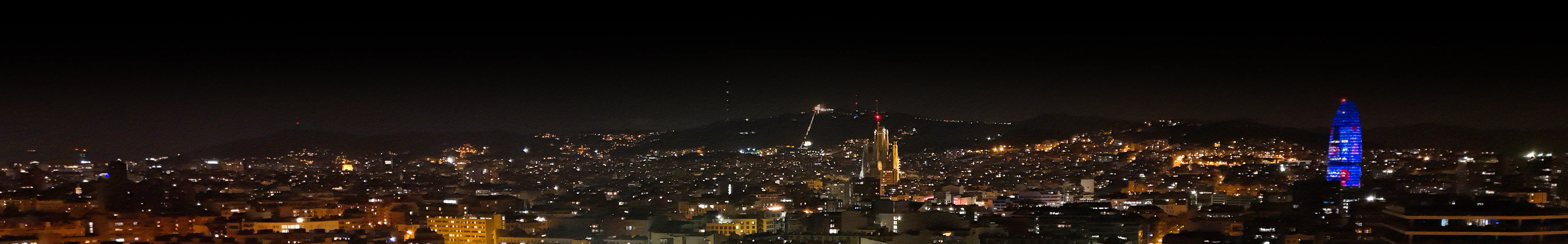 foto drone barcelona ciudad